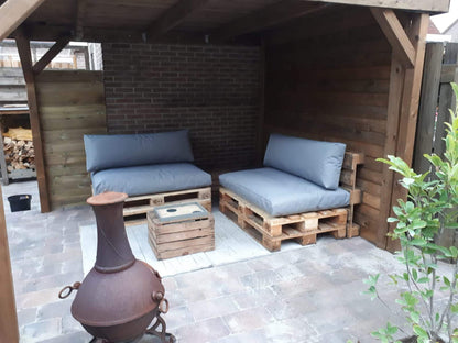 Set `80 of cushions for garden furniture for the garden or terrace / cushions for euro pallets / furniture from euro pallets