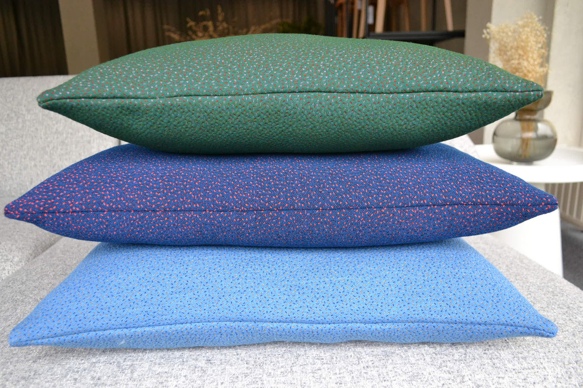 Exclusive decorative pillowcases made from Kvadrat fabrics – a design icon in your living room