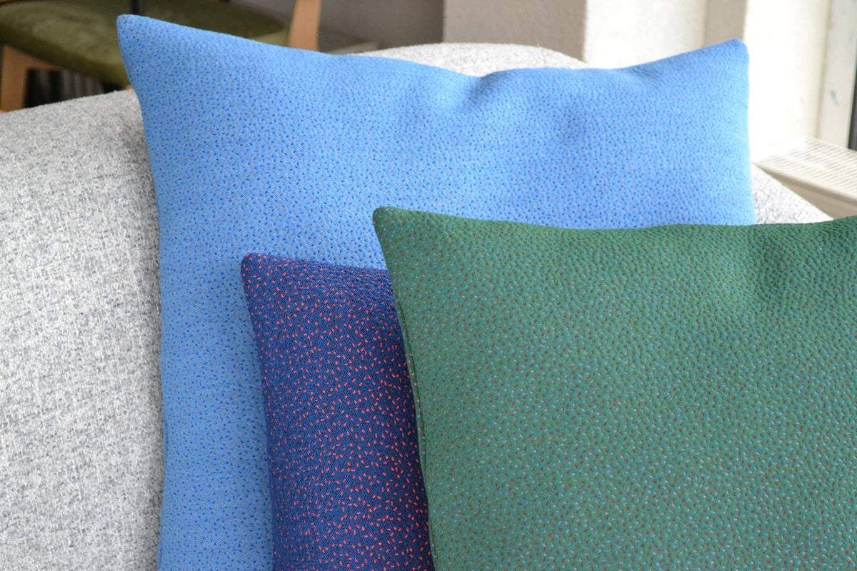 Exclusive decorative pillowcases made from Kvadrat fabrics – a design icon in your living room