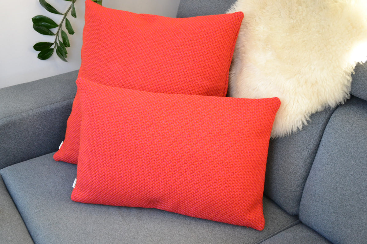 Exclusive decorative pillowcases made from Kvadrat fabrics – a design icon in your living room