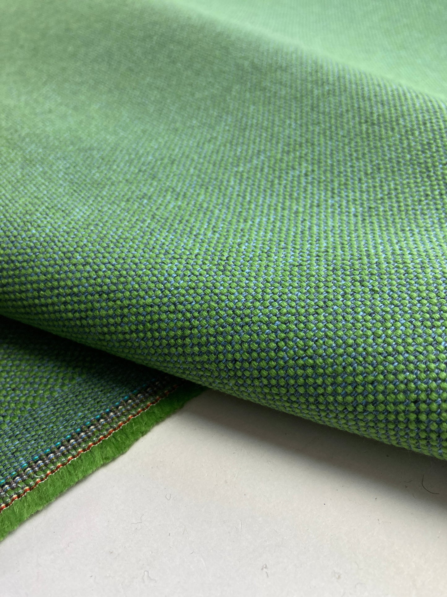 Synthetic contract fabrics used in the commercial sector.