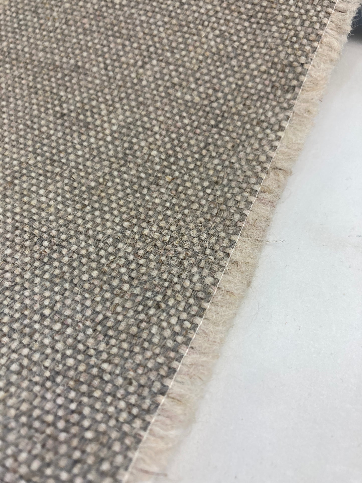 Camira Main Line Flax – Ecological upholstery fabric made of wool and linen.